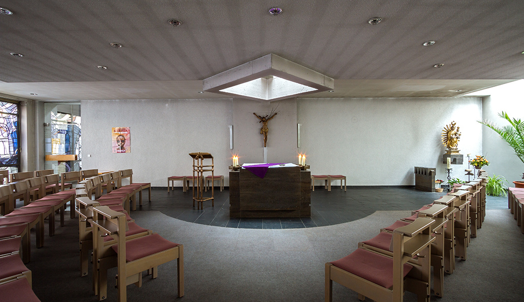 Innenraum der Kapelle St. Rochus, Dittelbrunn